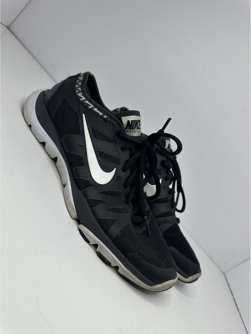 Nike Flex Supreme TR Men 8.5 Training Shoes Black Athletic Sneaker